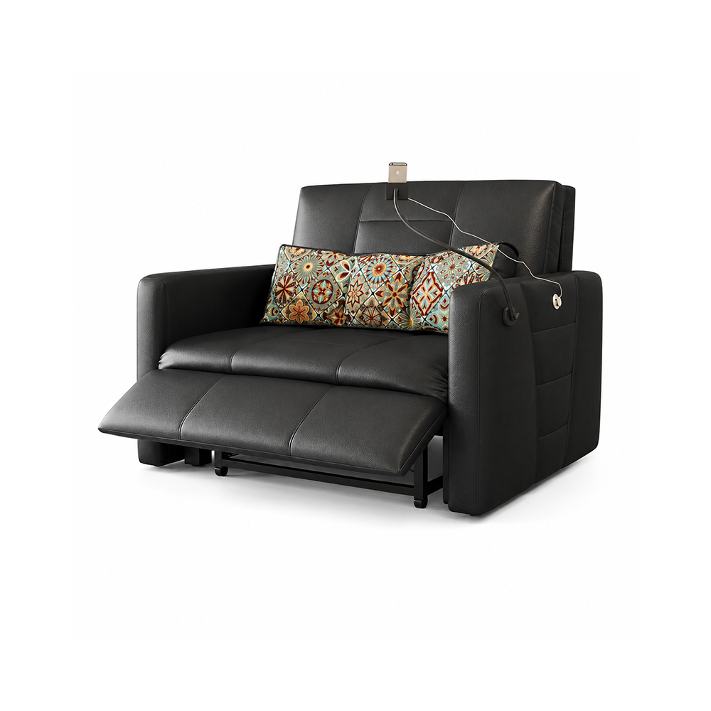 Electric Recliner Convertible Sofa Bed