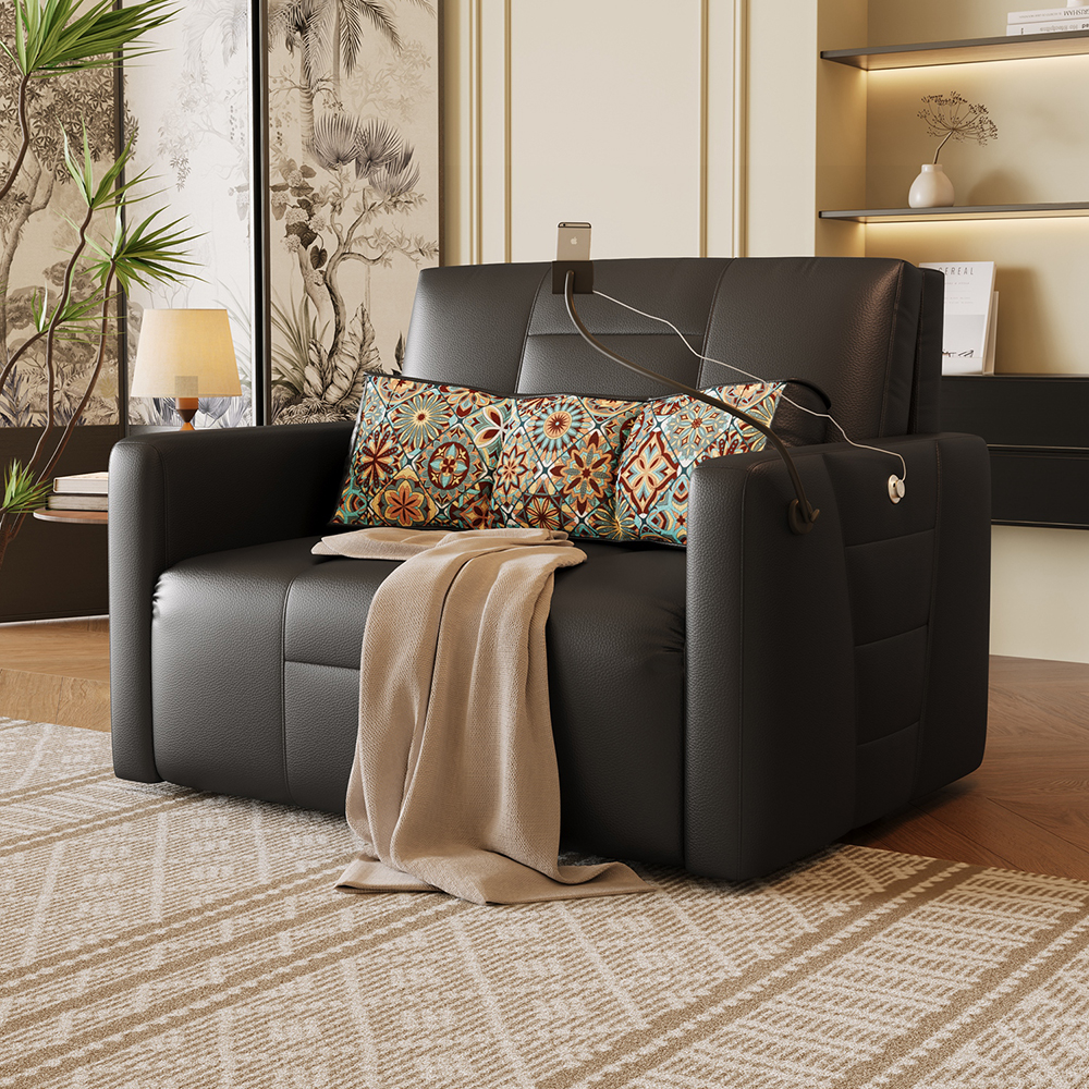 Electric Recliner Convertible Sofa Bed