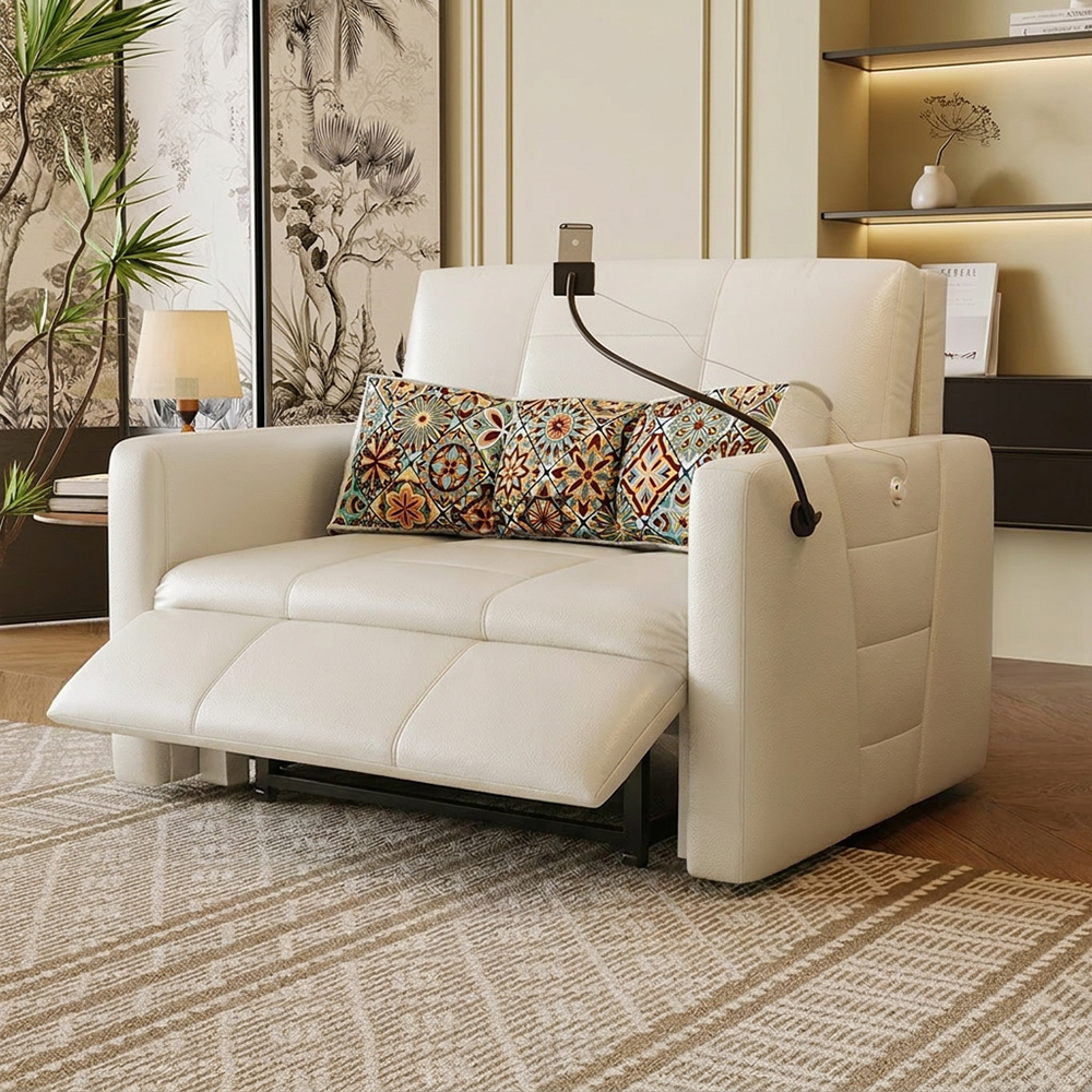 Electric Recliner Convertible Sofa Bed