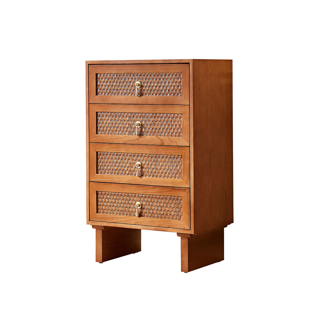 23.6" 4-Drawers Bedroom Accent Chest Cabinet