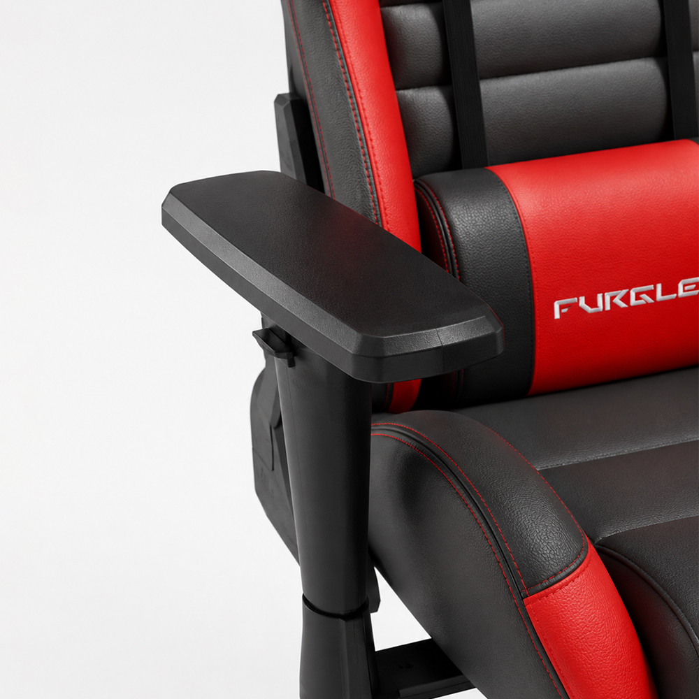 Ergonomic PU Leather Gaming Chair 2D Adjustable Armrests