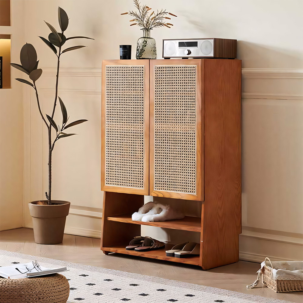 28.Entryway Shoe Storage Cabinet