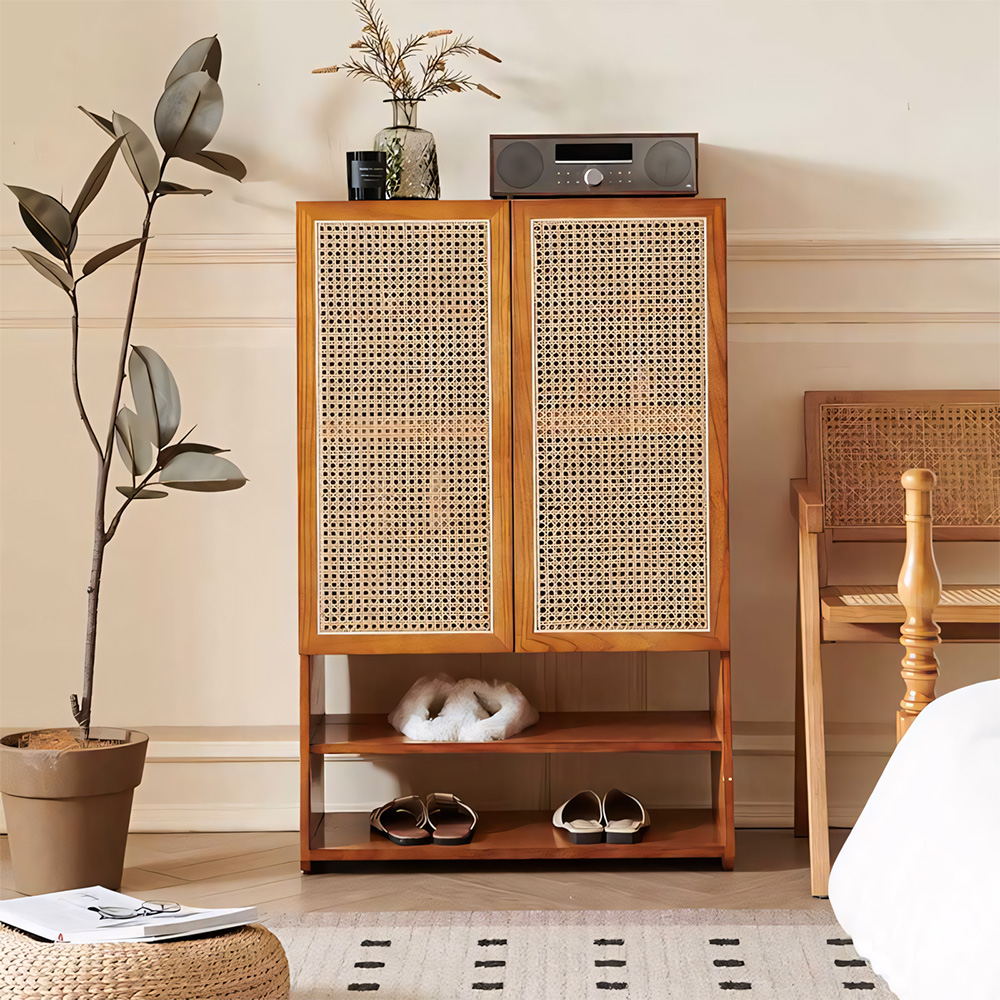 28.Entryway Shoe Storage Cabinet