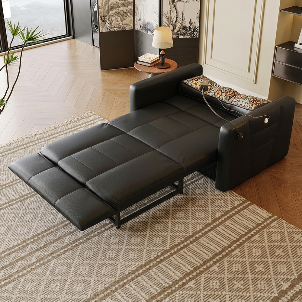 Electric Recliner Convertible Sofa Bed