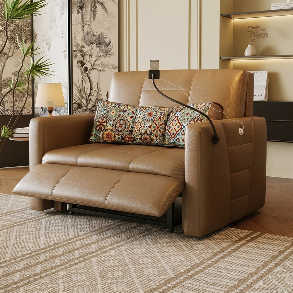 Electric Recliner Convertible Sofa Bed