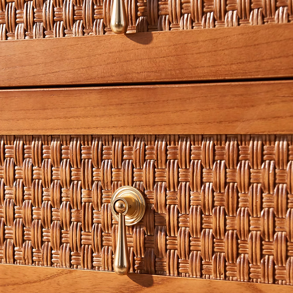 23.6" 4-Drawers Bedroom Accent Chest Cabinet