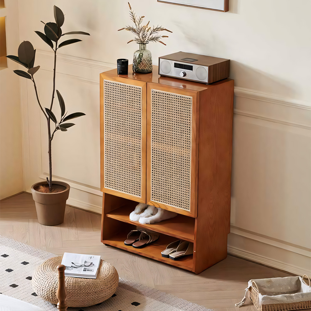 28.Entryway Shoe Storage Cabinet