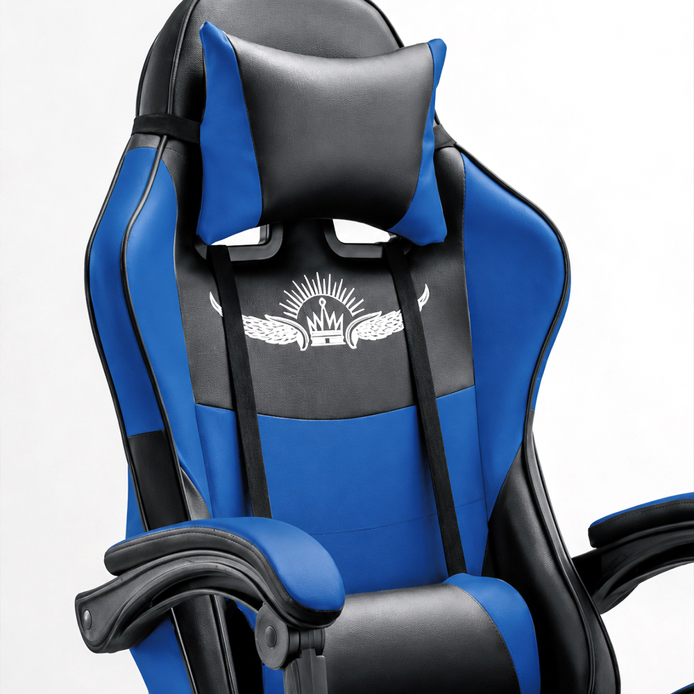 Racing PU Leather Gaming Chair High Resilience Foam Padding
