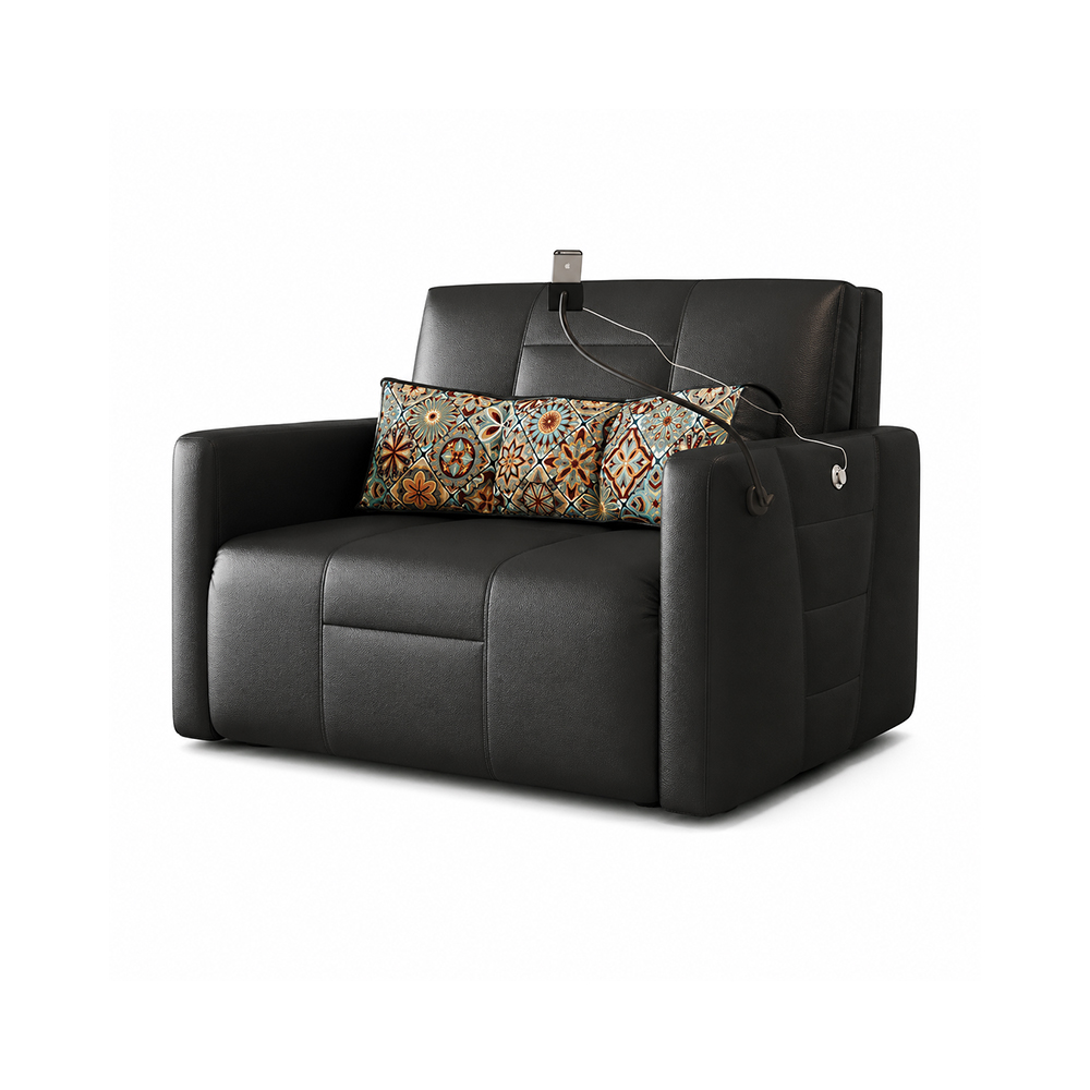 Electric Recliner Convertible Sofa Bed