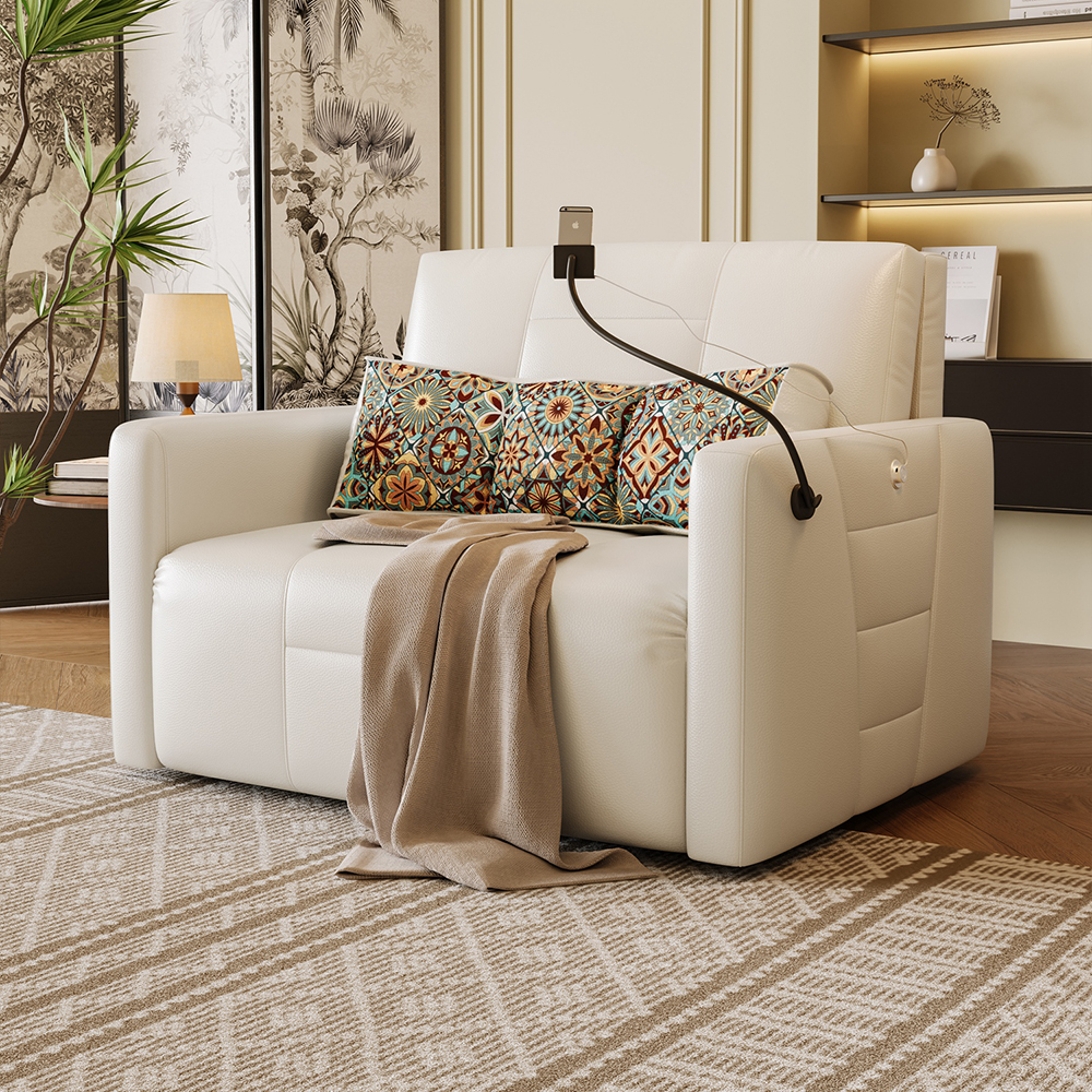 Electric Recliner Convertible Sofa Bed