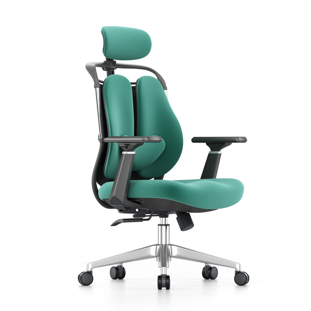 Ergonomic Executive Office Chair with Headrest Adjustable Seat Depth & 90°–135° Reclining Backrest