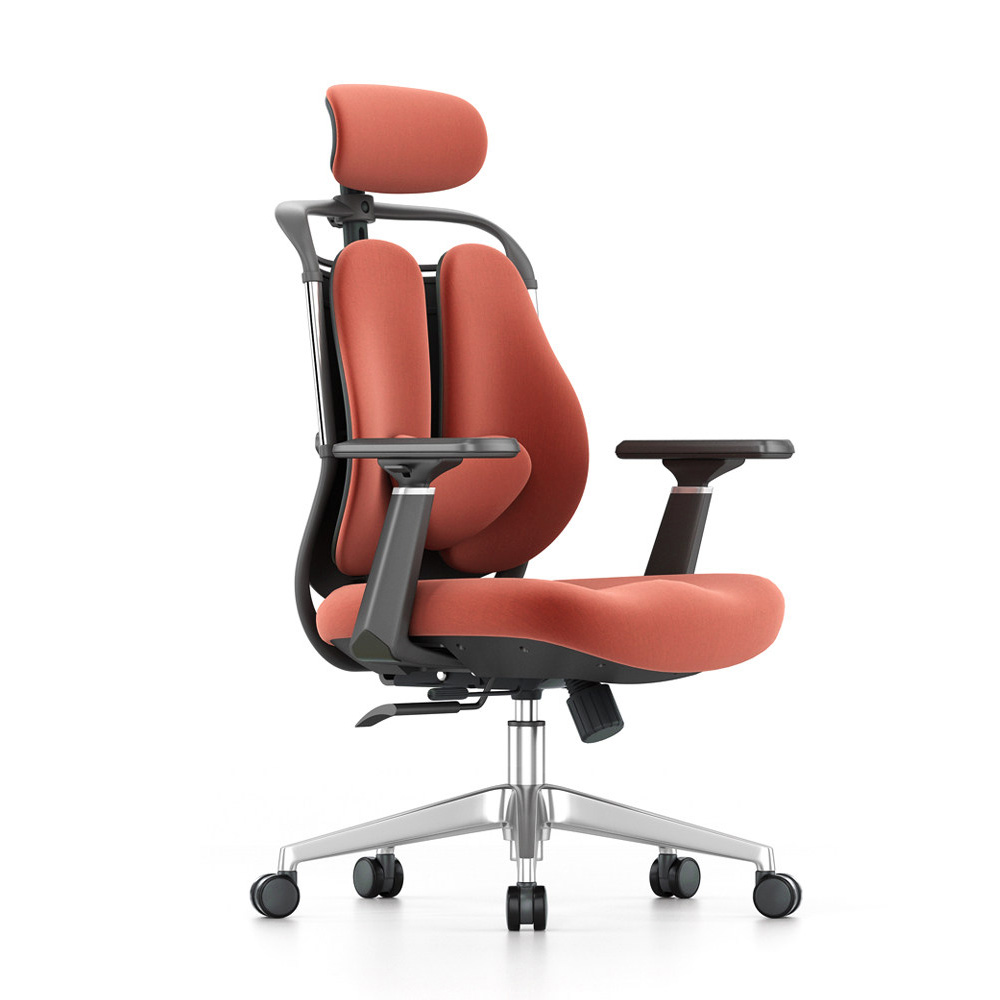 Ergonomic Executive Office Chair with Headrest Adjustable Seat Depth & 90°–135° Reclining Backrest