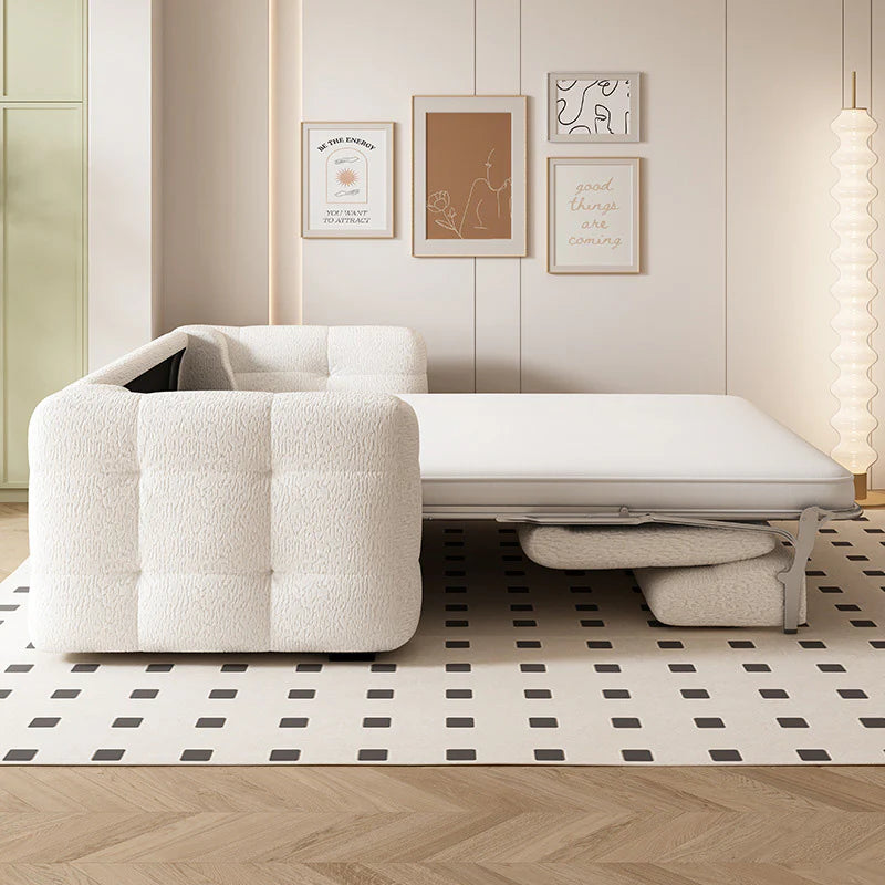 sofa bed with mattress