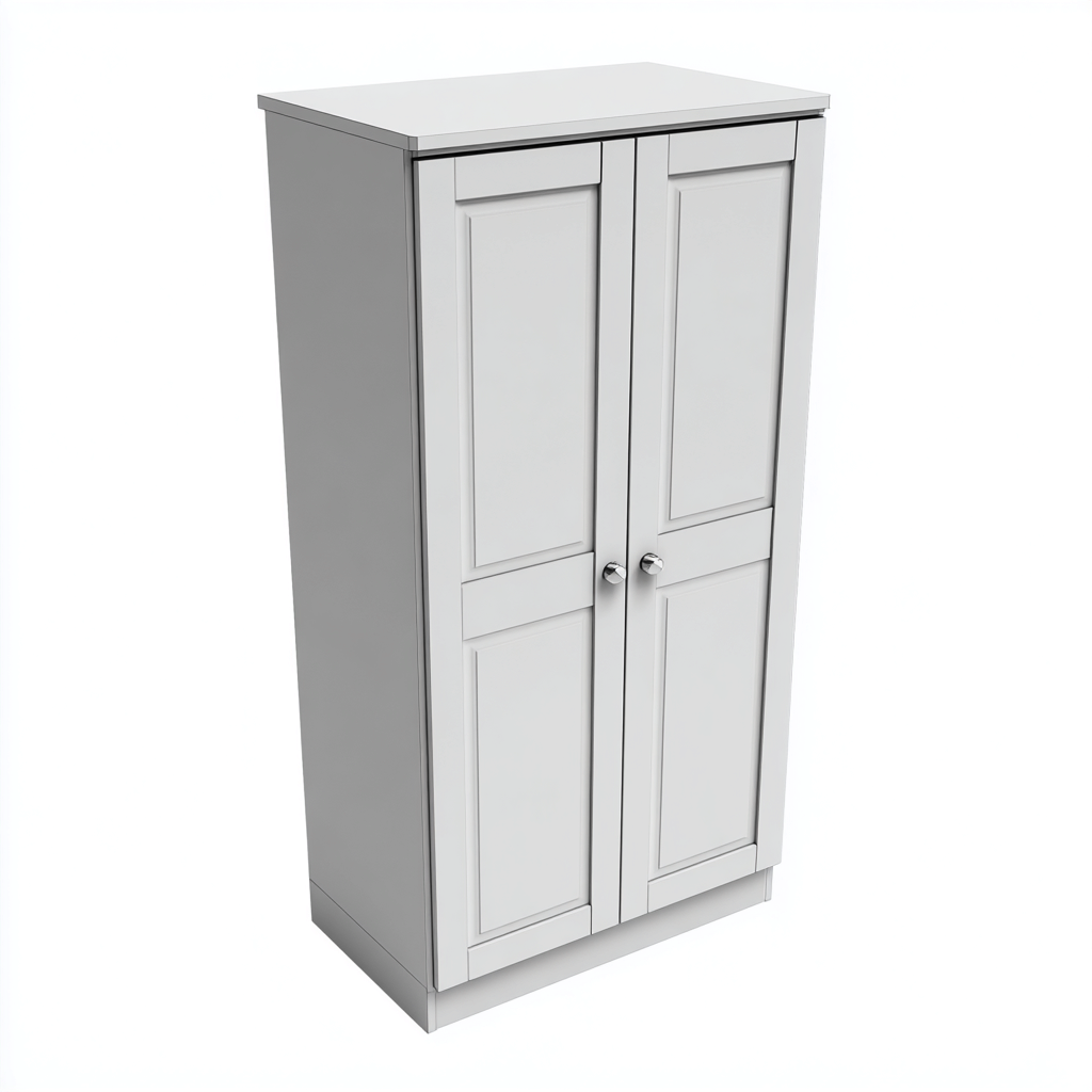 Salle de bain Rangement Bois 60x30x120 cm - Blanc - Design moderne-Shelterilo