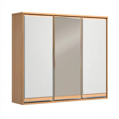 Rangement de salle de bain 80x15x70 cm - bois blanc-marron - adapté à la salle de bain - design moderne-Shelterilo