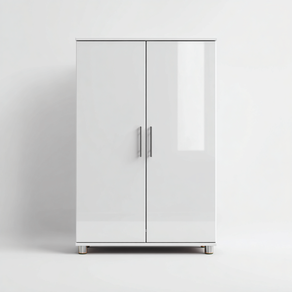 Rangement de salle de bain armoire haute 70x35x120 cm - blanc - design moderne-Shelterilo