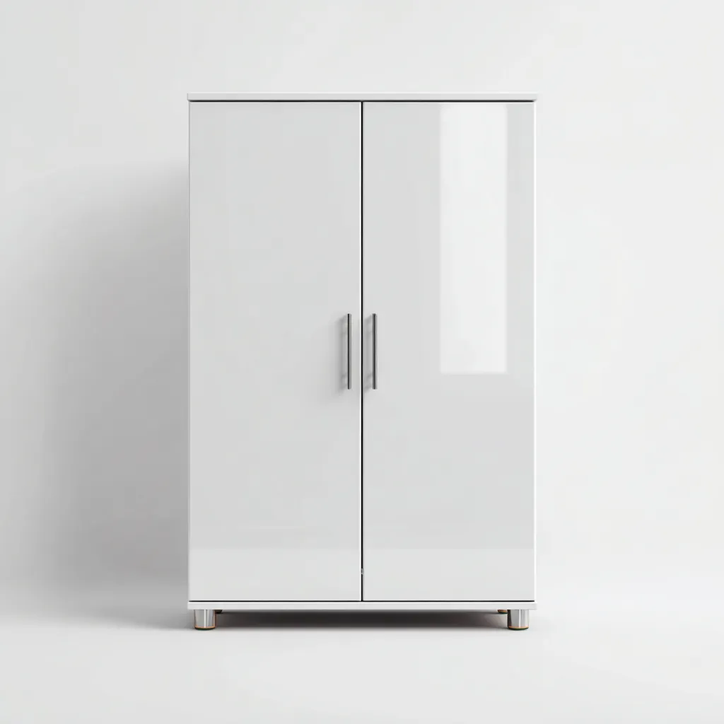 Rangement de salle de bain armoire haute 70x35x120 cm - blanc - design moderne-Shelterilo