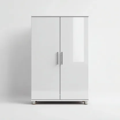 Rangement de salle de bain armoire haute 70x35x120 cm - blanc - design moderne-Shelterilo