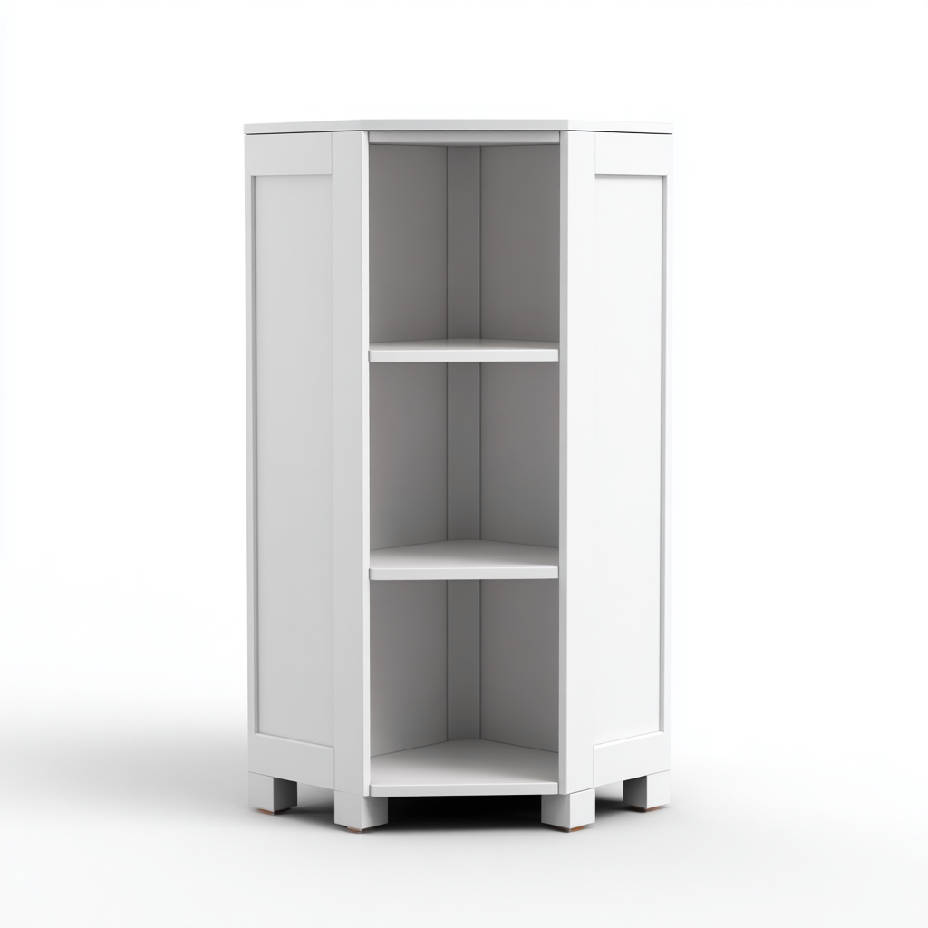 Rangement de salle de bain 40x40x85 cm - bois blanc - adapté à la salle de bain - design moderne-Shelterilo