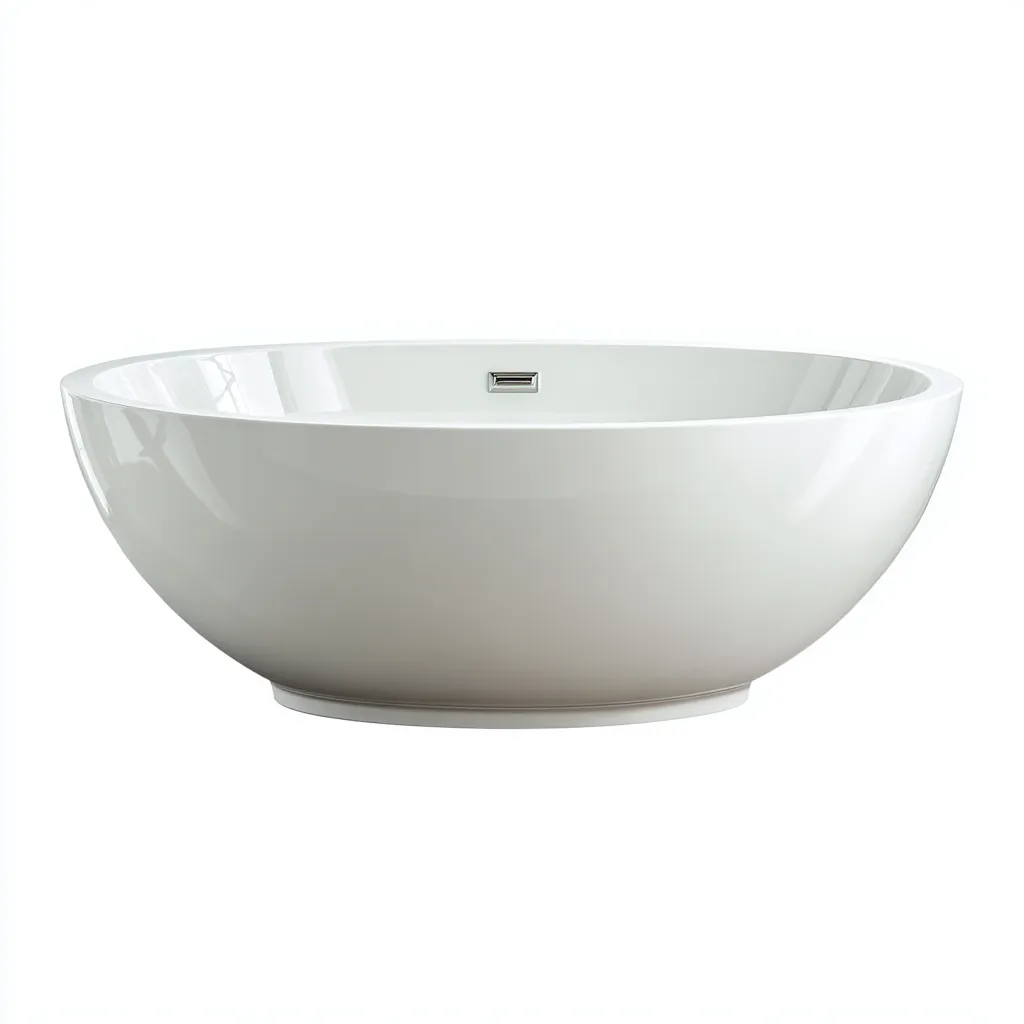 Baignoire autoportante 150x150x60 cm - acrylique blanc - adaptée à la salle de bain - design moderne-Shelterilo