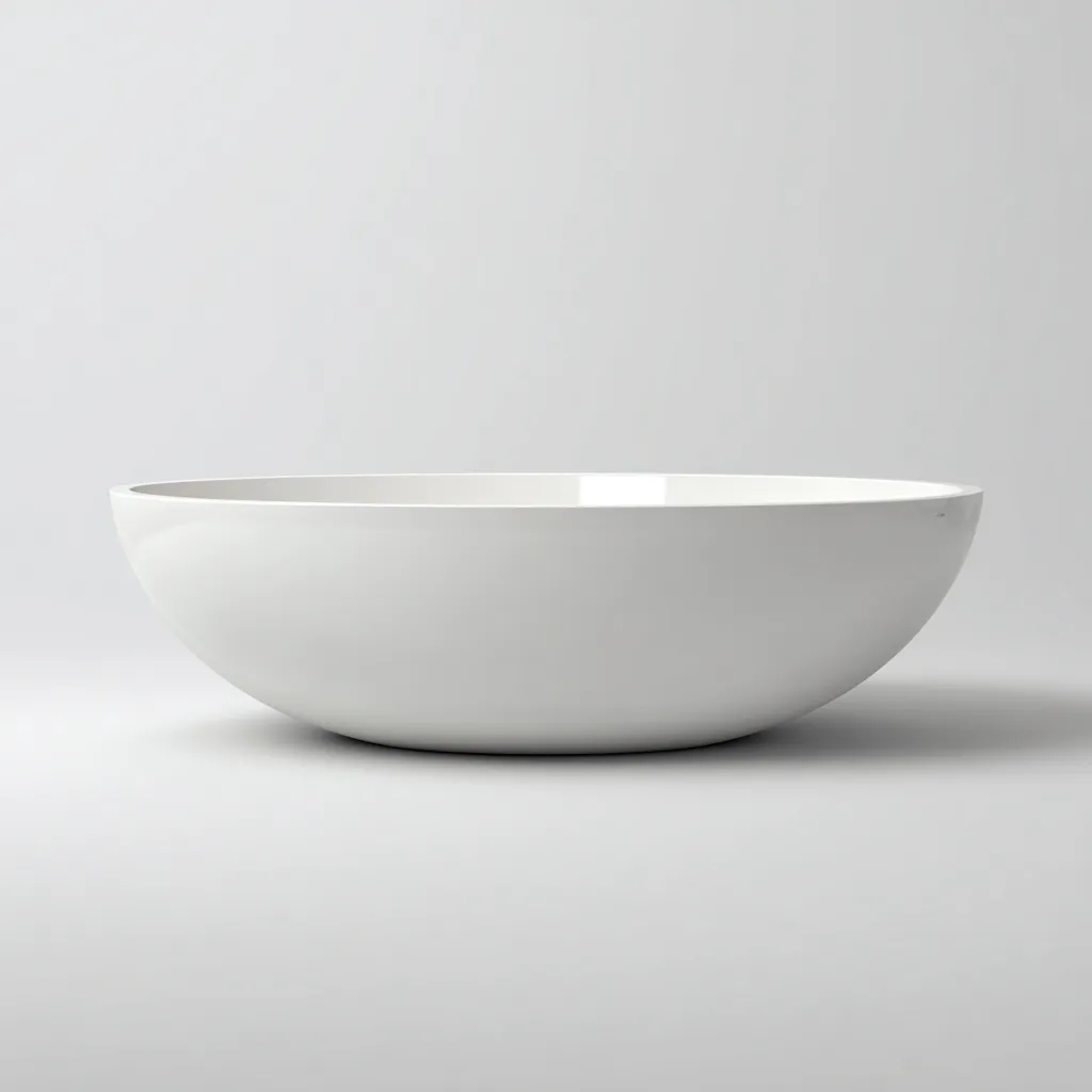 Baignoire ovale en acrylique 160x80x50 cm - blanc - design moderne-Shelterilo