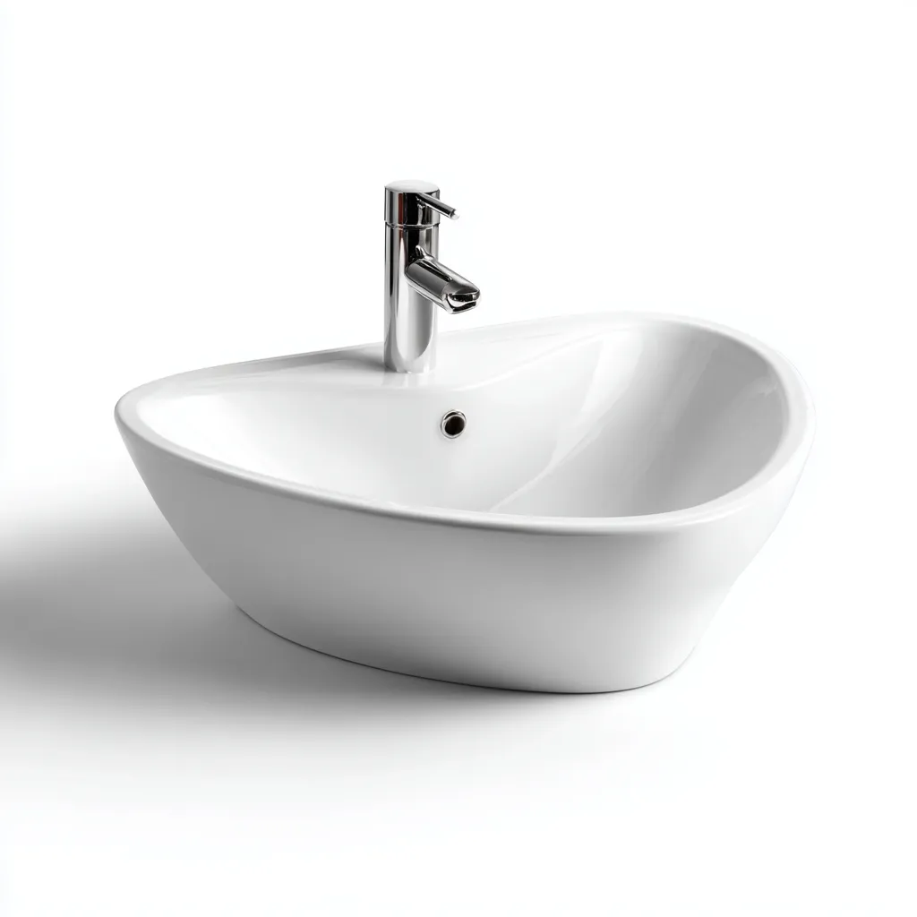 Lavabo Céramique 50x45x15 cm - Blanc - Design moderne-Shelterilo