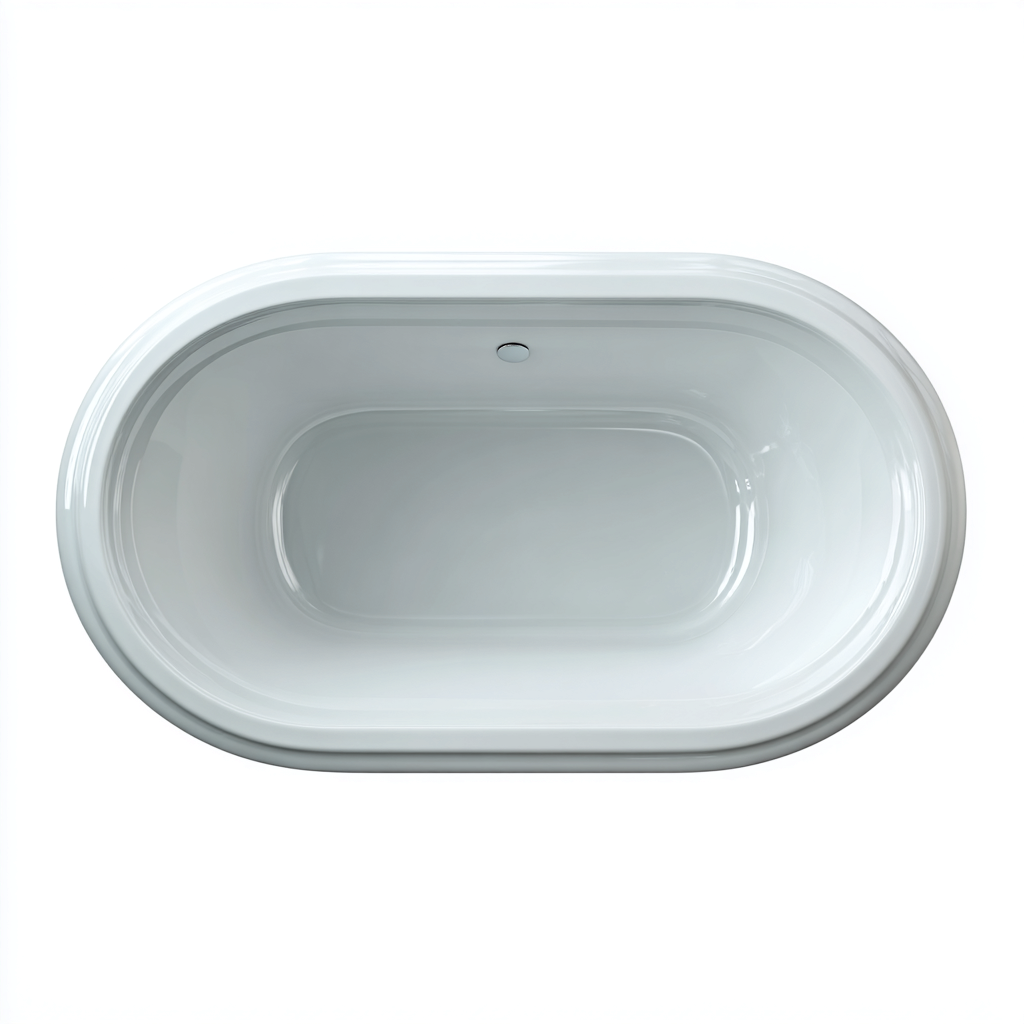 Baignoire Acrylique 160x75x55 cm - Blanc - Design moderne-Shelterilo