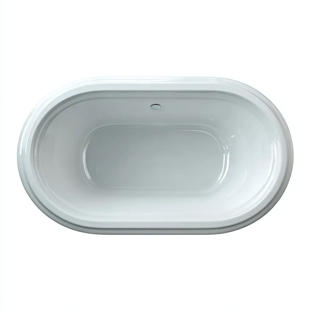 Baignoire Acrylique 160x75x55 cm - Blanc - Design moderne-Shelterilo