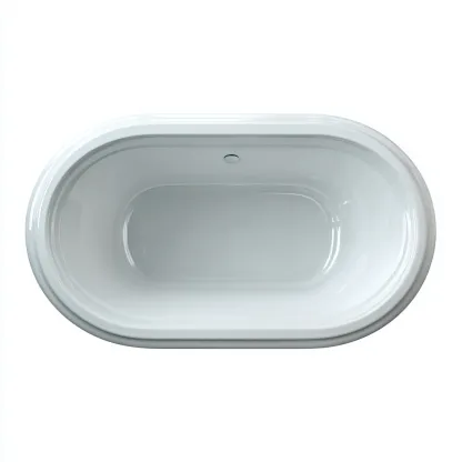 Baignoire Acrylique 160x75x55 cm - Blanc - Design moderne-Shelterilo