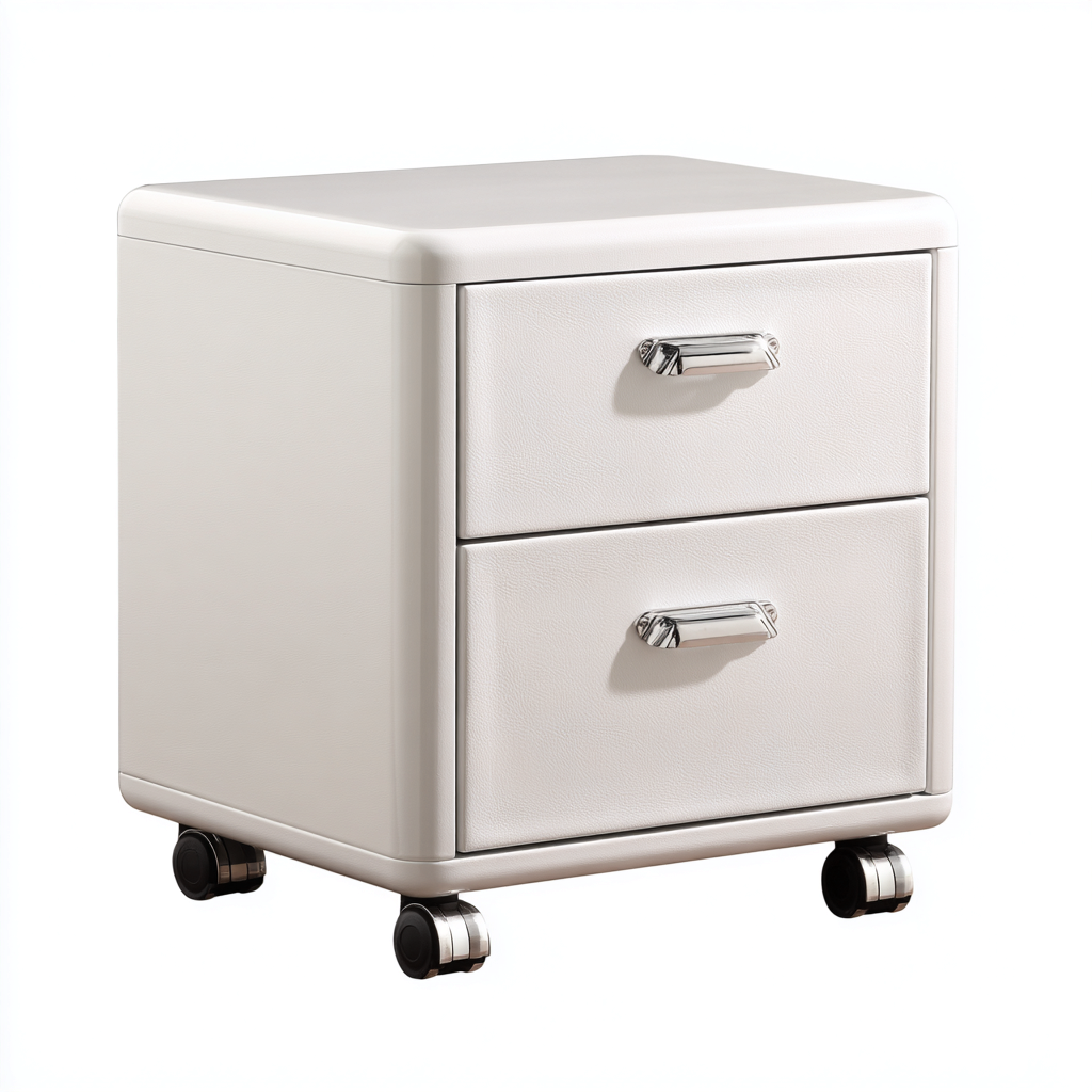 Armadio per ufficio-metallo-rivestimento sintetico-45x40x52 cm-bianco-stile moderno-Villause