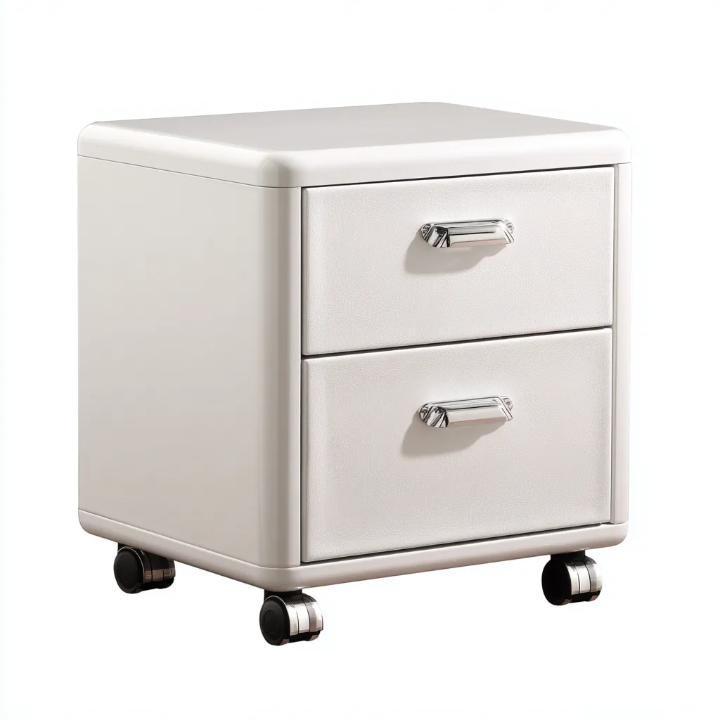 Armadio per ufficio-metallo-rivestimento sintetico-45x40x52 cm-bianco-stile moderno-Villause