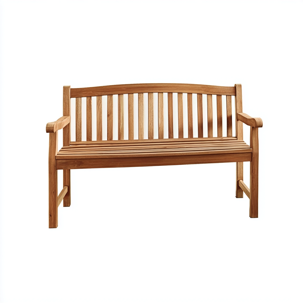 Panche da giardino - legno massello - 128x62x89 cm - legno naturale - design classico-Villause