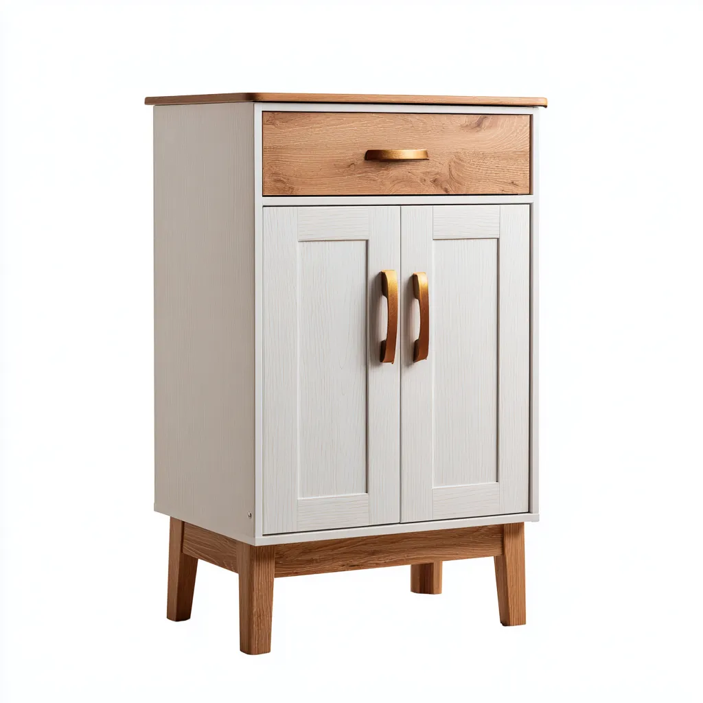 Armadietto da cucina-legno massello-legno composito-66x42x94 cm-rovere-bianco-design classico-Villause
