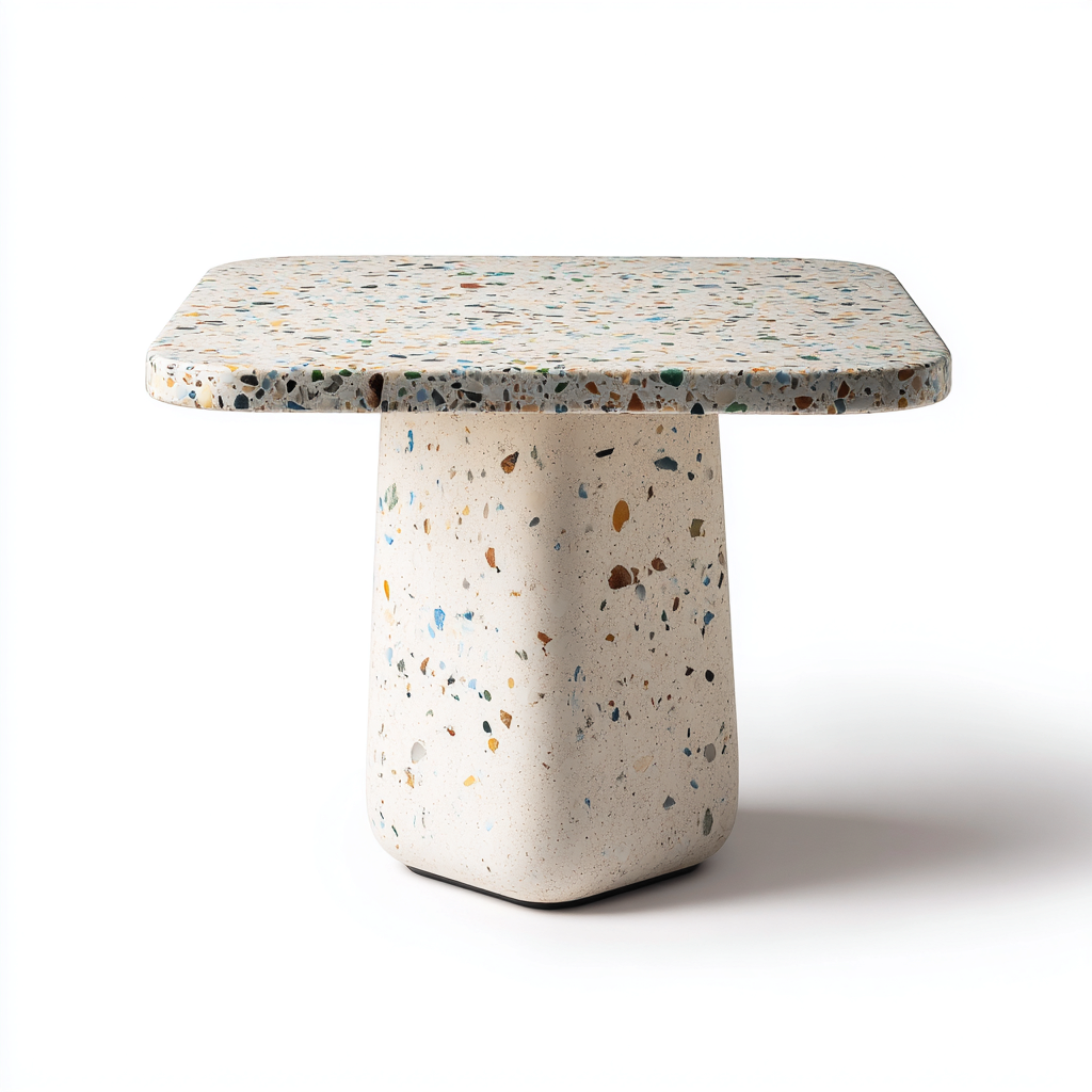 Tavolo da giardino - terrazzo - 75x75x72 cm - multicolore - design contemporaneo-Villause
