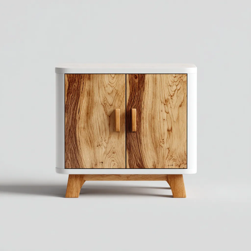 Armadietto da cucina-legno massello-legno composito-60x36x70 cm-rovere-bianco-design moderno-Villause