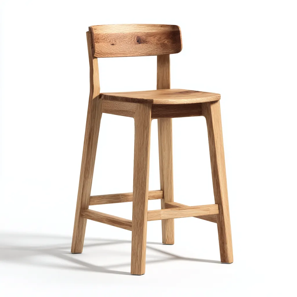 Sgabello da bar-legno-47x44x95 cm-naturale-scandinavo-Villause