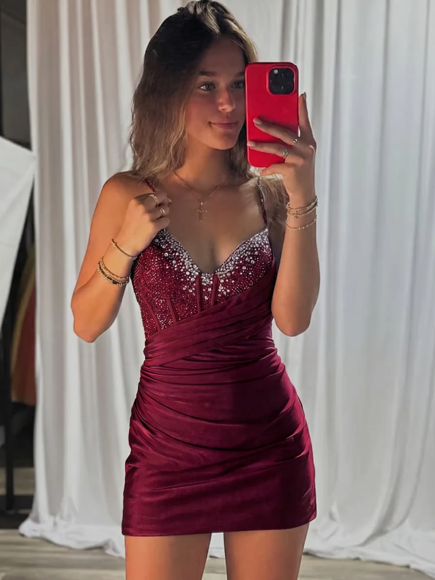 Royal Blue Corset Satin Bodycon Homecoming Dress Mini Dress