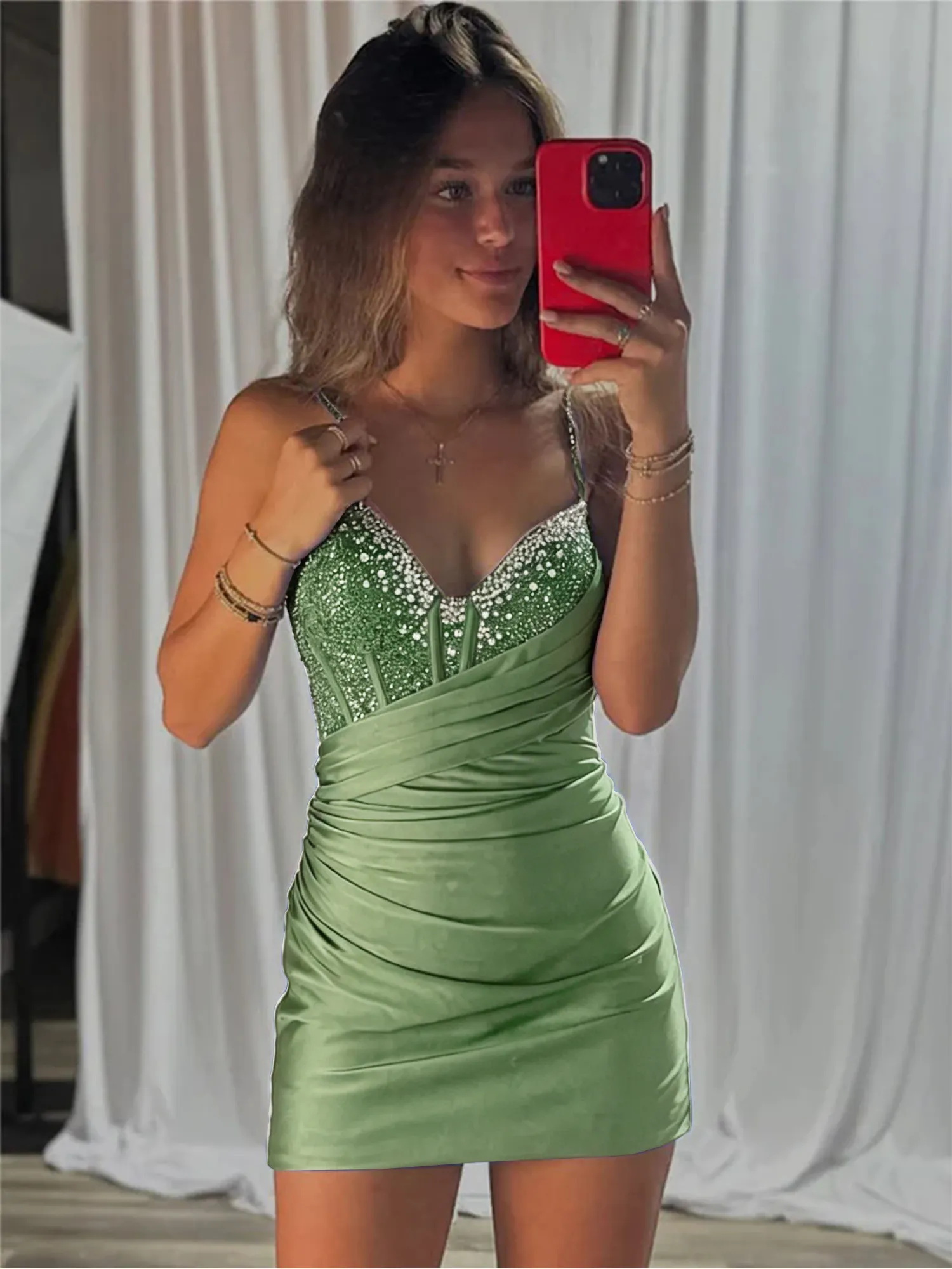 Royal Blue Corset Satin Bodycon Homecoming Dress Mini Dress
