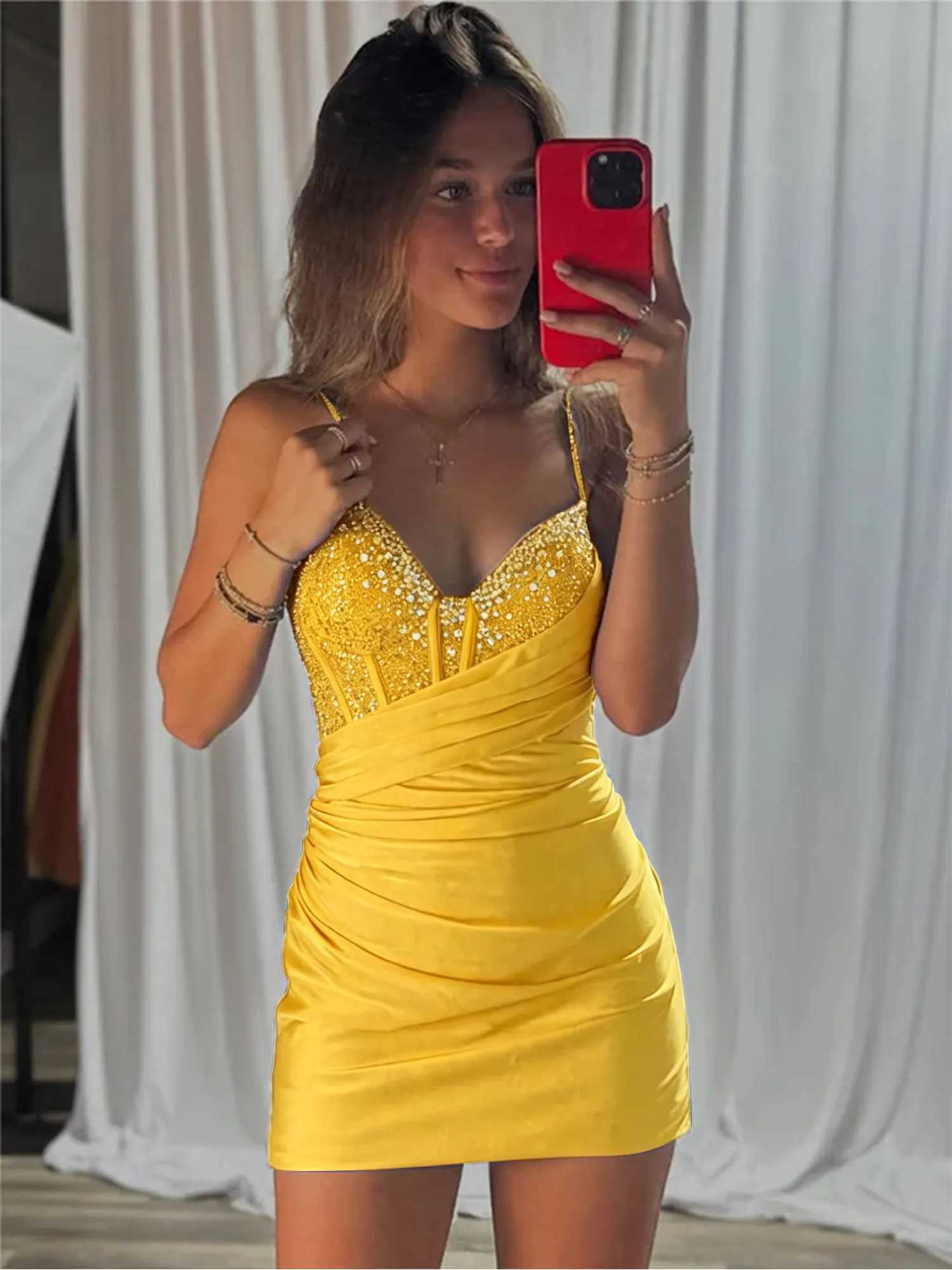 Royal Blue Corset Satin Bodycon Homecoming Dress Mini Dress