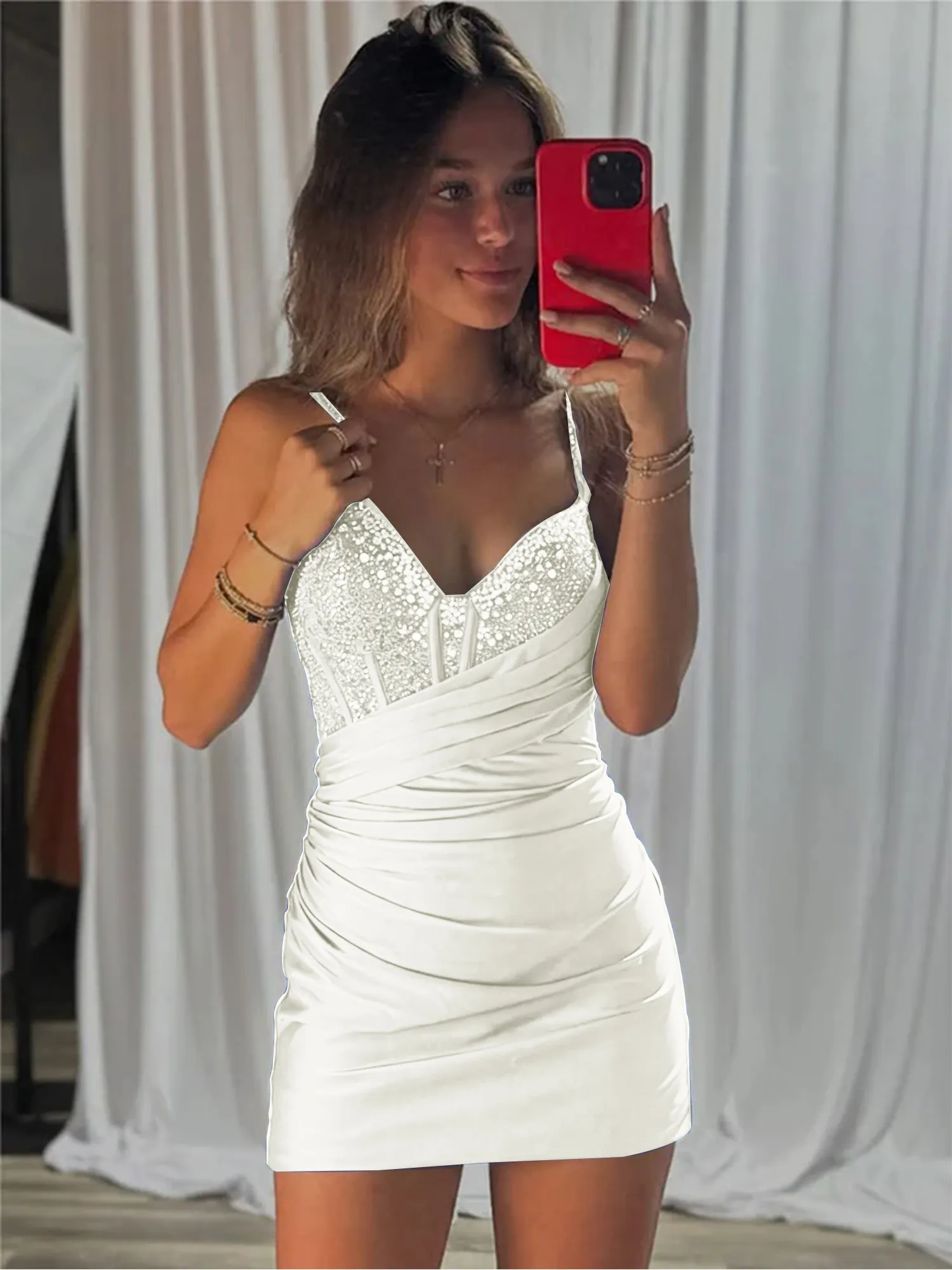 Royal Blue Corset Satin Bodycon Homecoming Dress Mini Dress