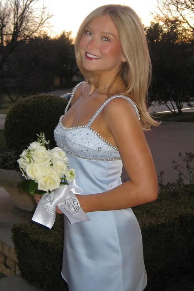 Light Blue Beaded Satin Sheath Sleeveless Mini Party Homecoming Dress