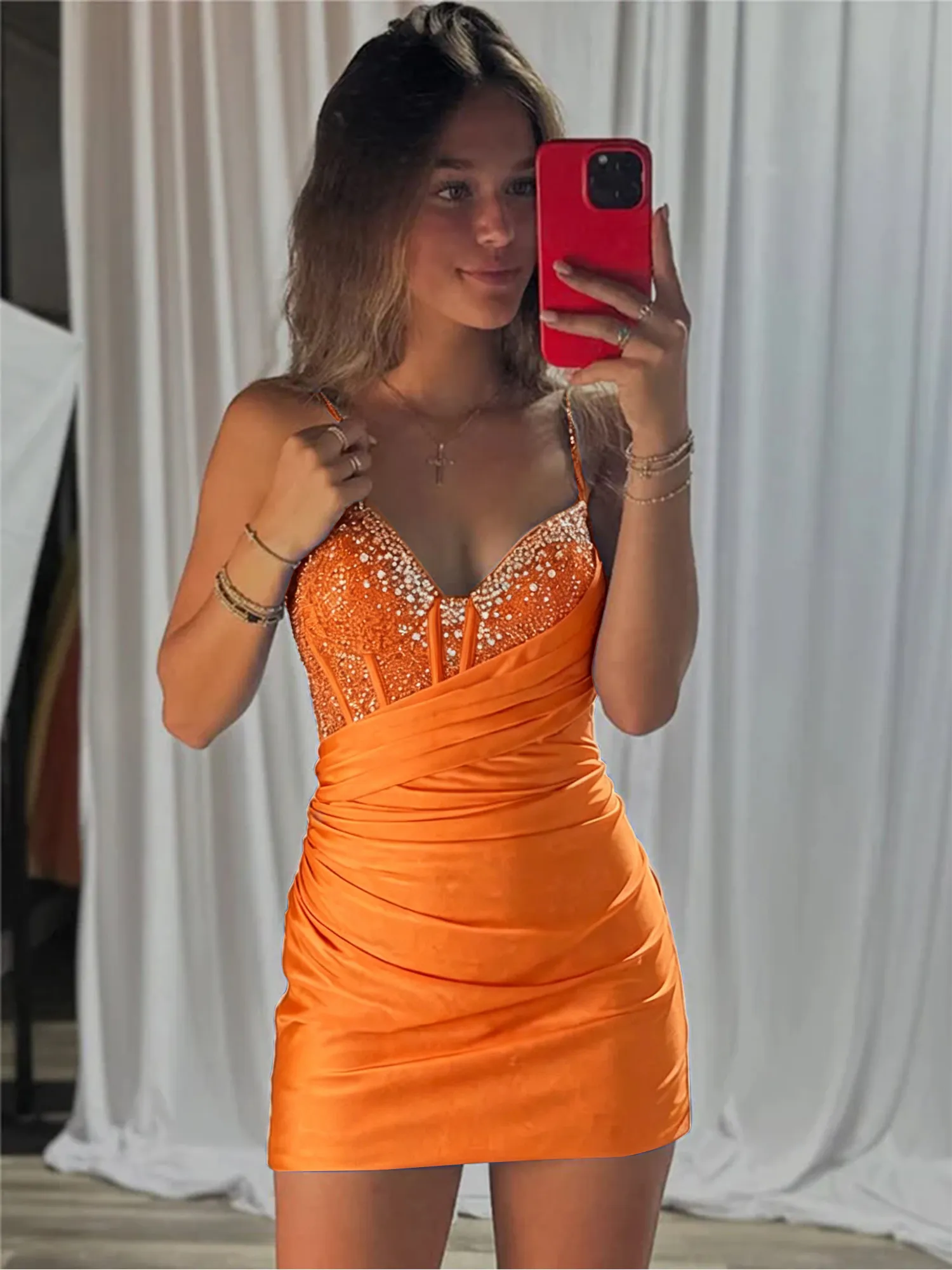 Royal Blue Corset Satin Bodycon Homecoming Dress Mini Dress