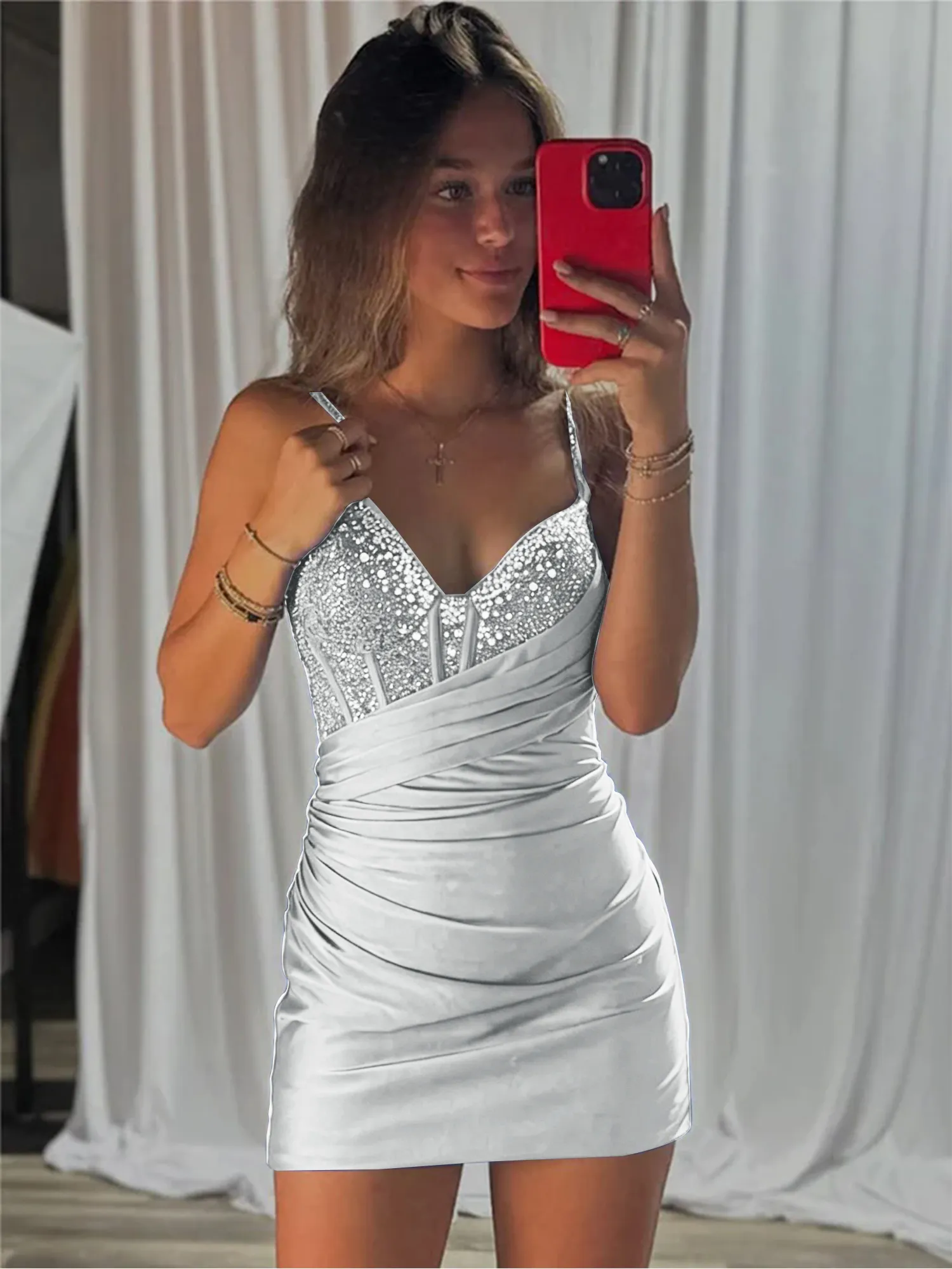 Royal Blue Corset Satin Bodycon Homecoming Dress Mini Dress