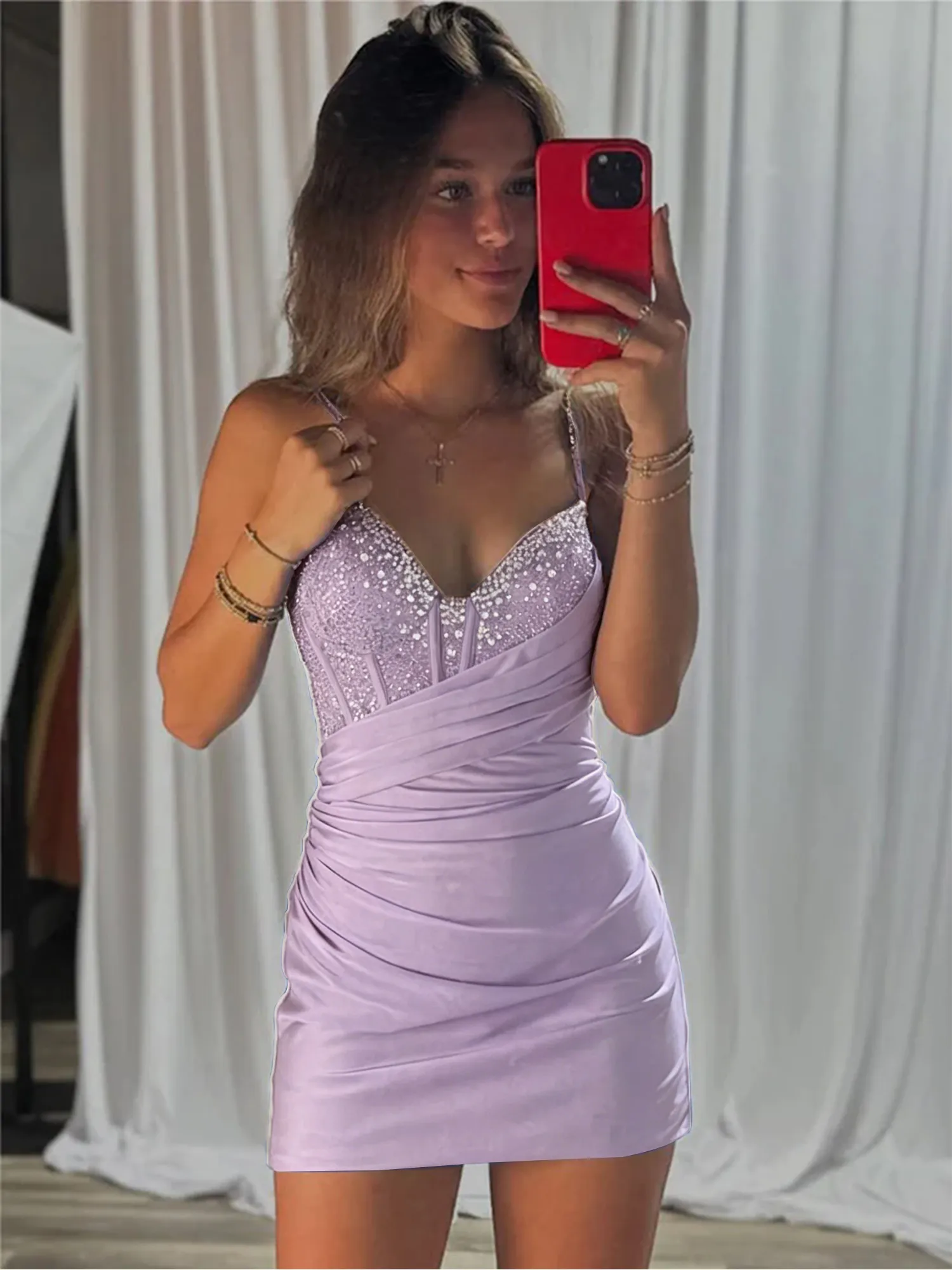 Royal Blue Corset Satin Bodycon Homecoming Dress Mini Dress