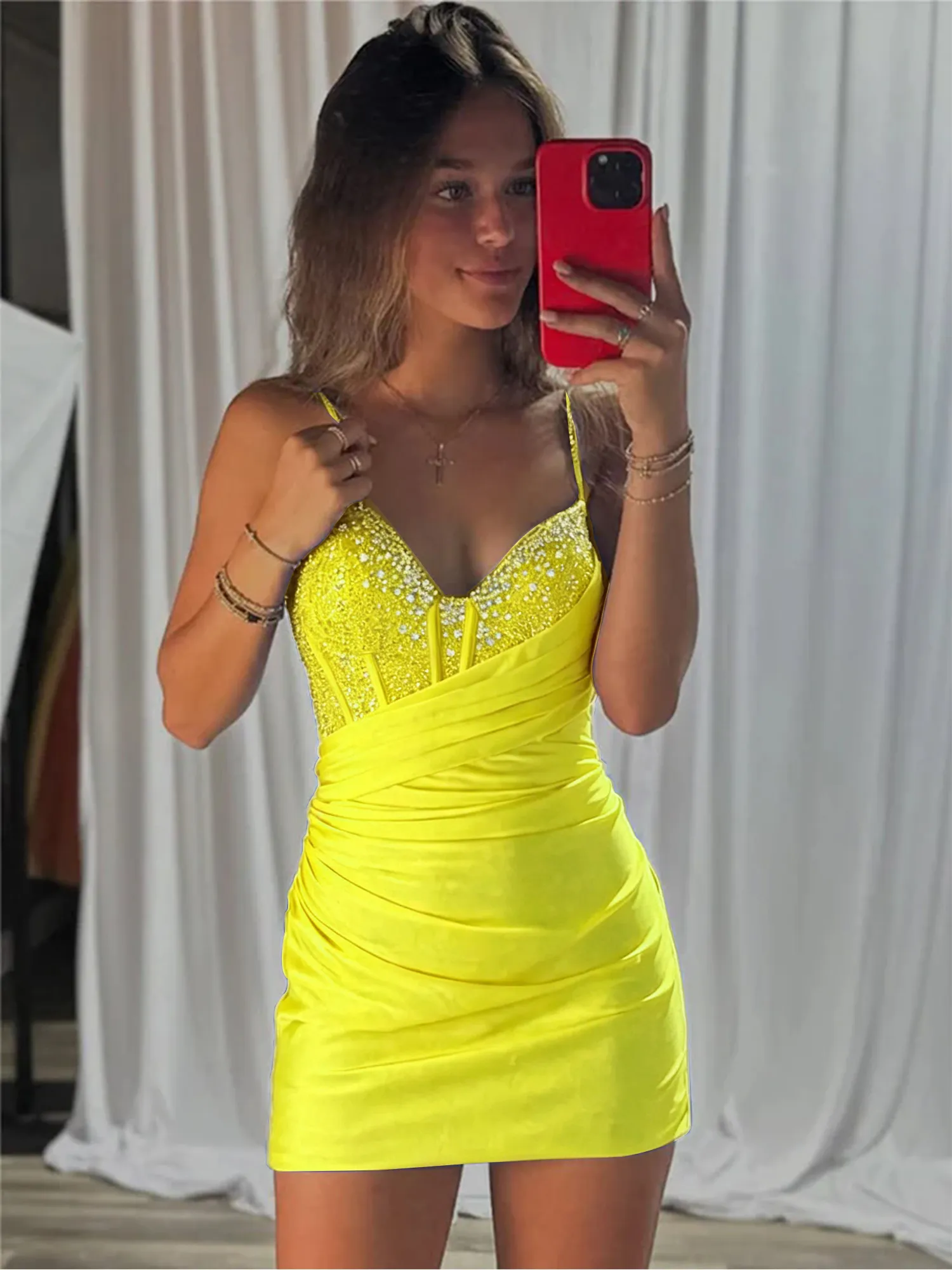 Royal Blue Corset Satin Bodycon Homecoming Dress Mini Dress