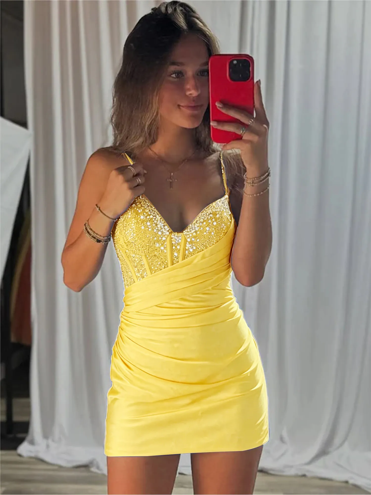 Royal Blue Corset Satin Bodycon Homecoming Dress Mini Dress