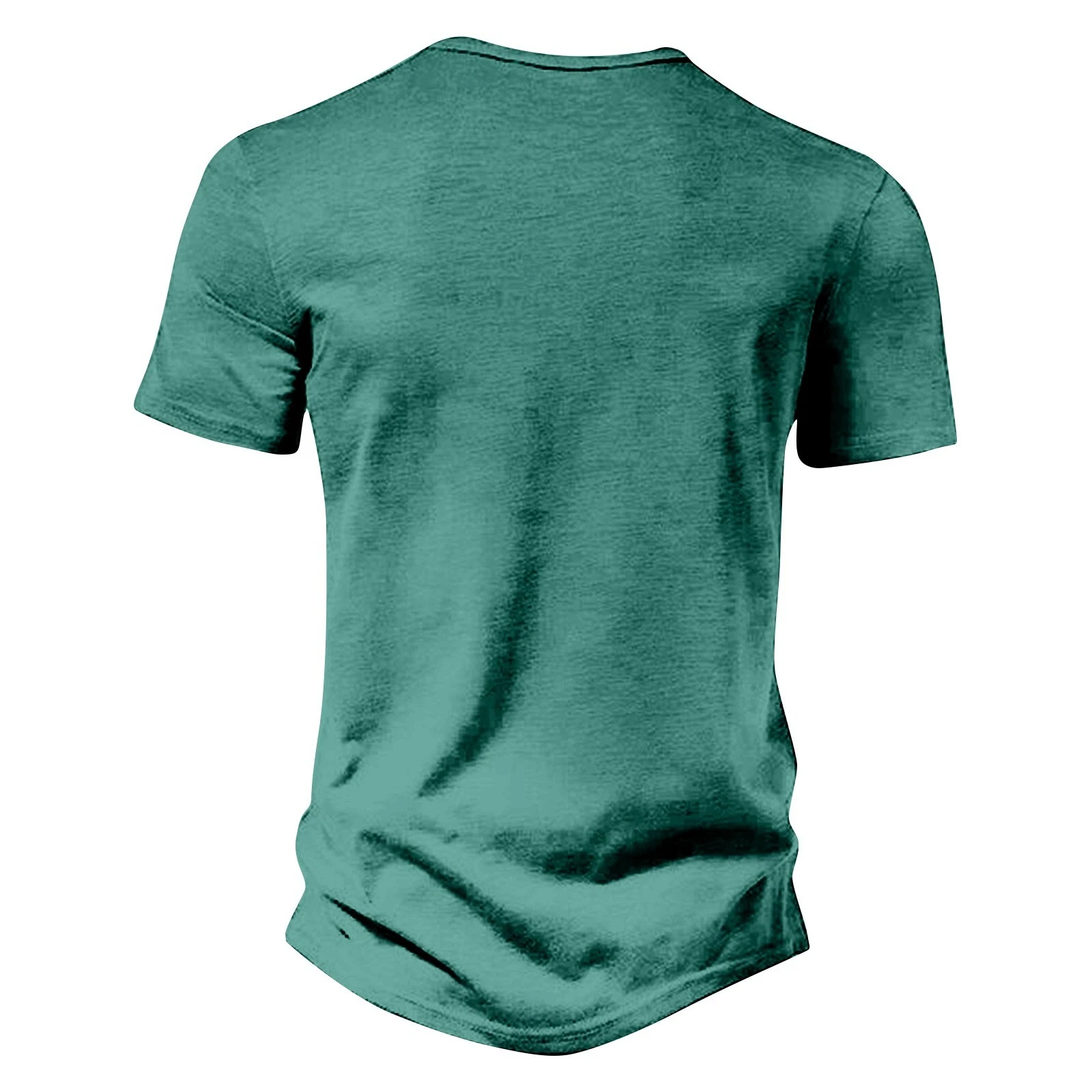 ⏰ TODAY ONLY🔥Clearance Sale!🔥 Men's Casual Solid Color Vintage Loose Pocket Short Sleeve Button-down Henley Shirt