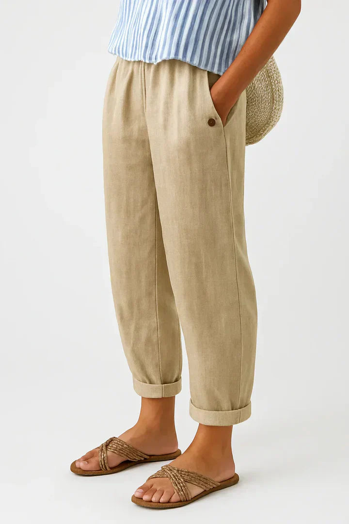 Elovard™ Timeless Linen-Cotton Trousers