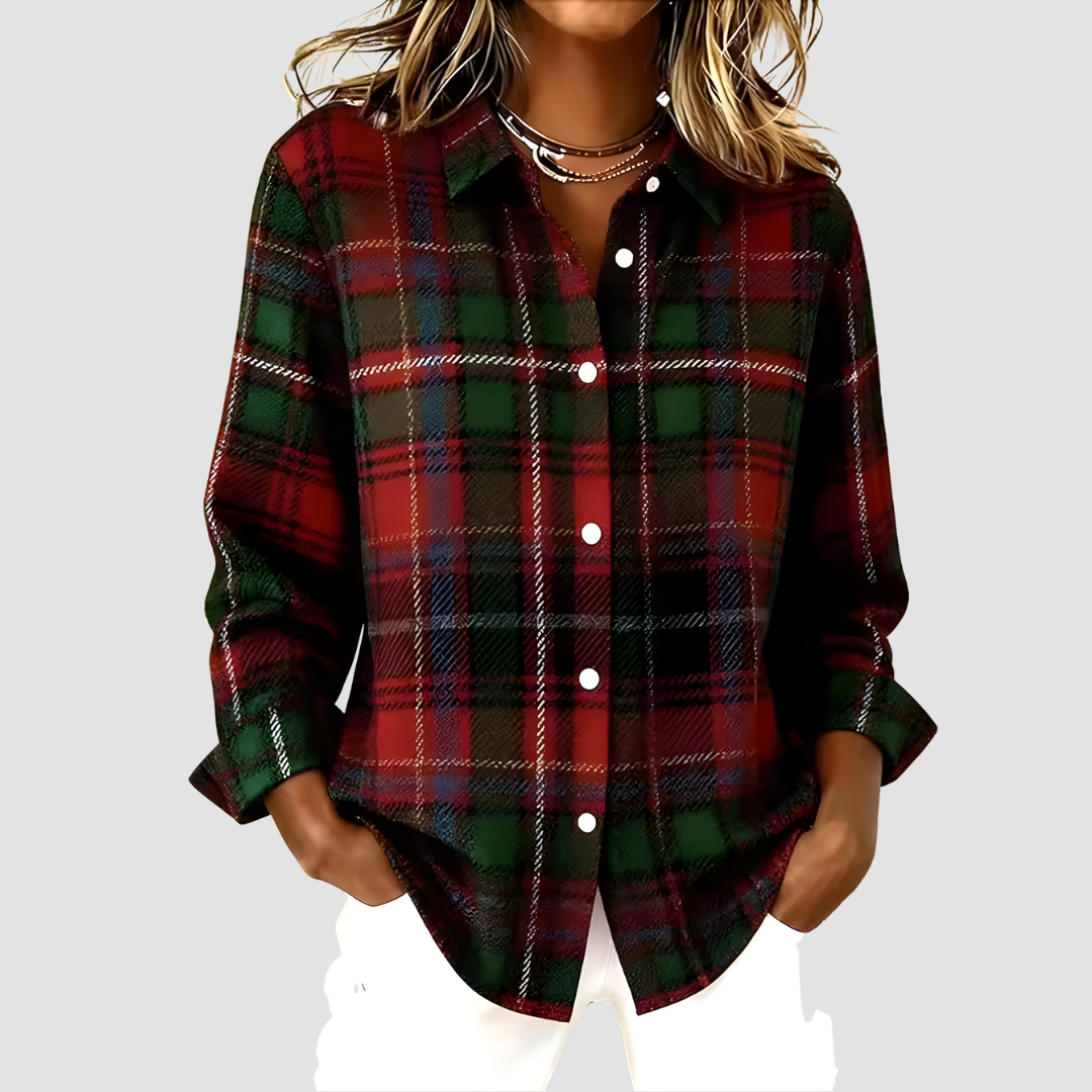 Thalia | Plaid Party Shirt