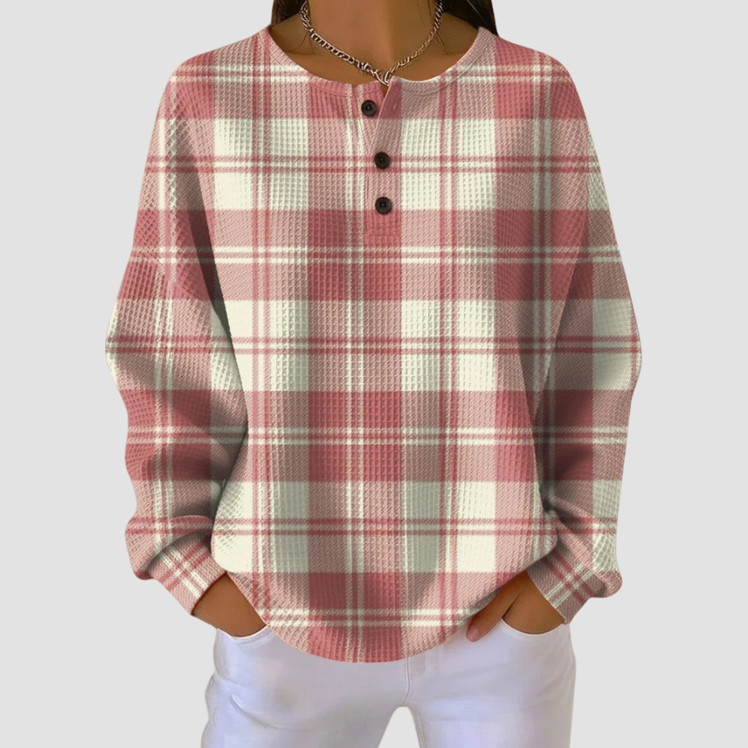 Emilie | Luxurious Waffle-Knit Sweater